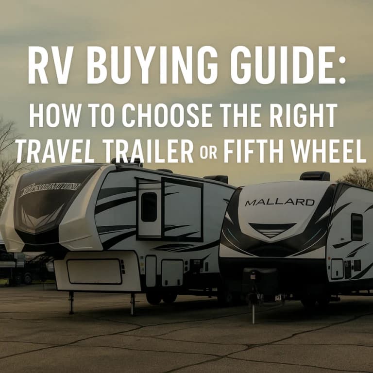 RV Buying Guide: How to Choose the Right Travel Trailer or Fifth Wheel