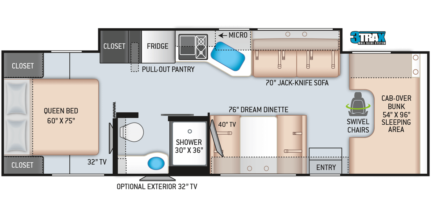 FourWinds 31Y RV - Tiara RV Sales | Factory Direct Prices